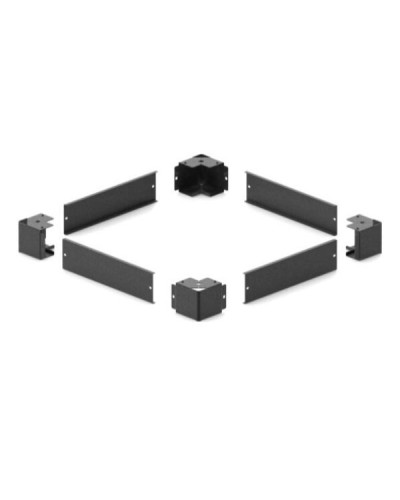 Kit zoccolo H100mm per Armadi a pavimento Serie Network e Server L600 x P600 nero