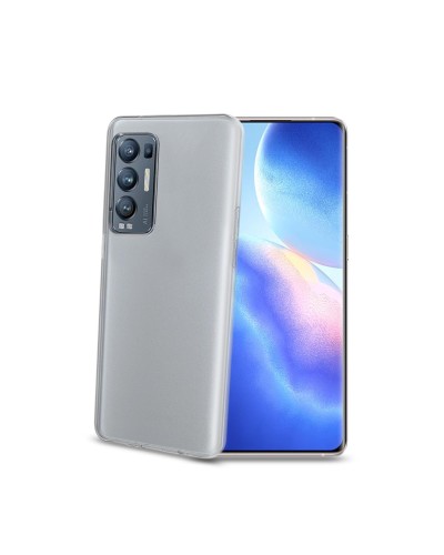 GELSKIN - Cover morbida trasparente nero in TPU compatibile con Oppo Find X3 Neo 5G/ Reno 5 Pro+ 5G