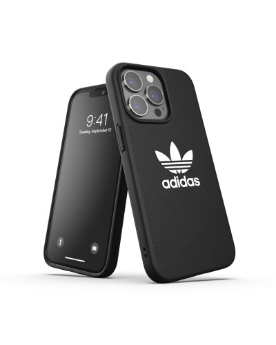 ADIDAS ORIGINALS - Cover ADICOLOR in TPU flessibile e bordi rialzati colore nero compatibile con Apple iPhone 13 Pro/ iPhone 13