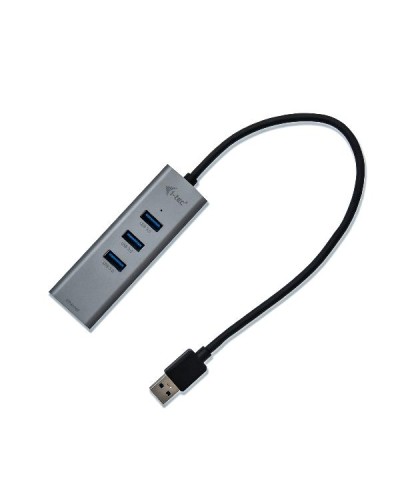 HUB USB-A 3.0 a 3 Porte USB-A 3.0 + 1x RJ45 Ethernet