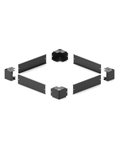 Kit zoccolo H100mm per Armadi a pavimento Serie Network e Server L800 x P1000 nero