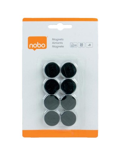 CF8 MAGNETI DIAMETRO 20MM 8PZ NERO