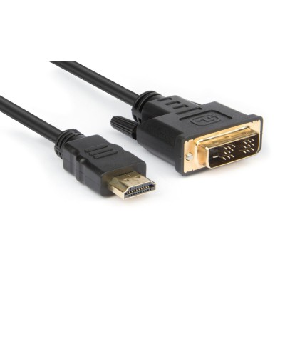Cavo Monitor Bi-Direzionale HDMI M/  DVI-D M 1080p 1,8 mt