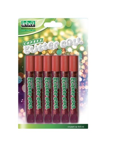 CF6 GLITTER COLL 10,5 ML BLIS.ROSSO