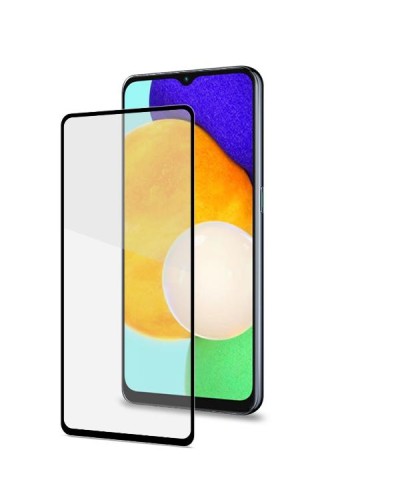 FULLGLASS - Vetro 9H con bordo colorato nero compatibile con Samsung Galaxy A53 5G/ Galaxy A53 5G Enterprise Edition