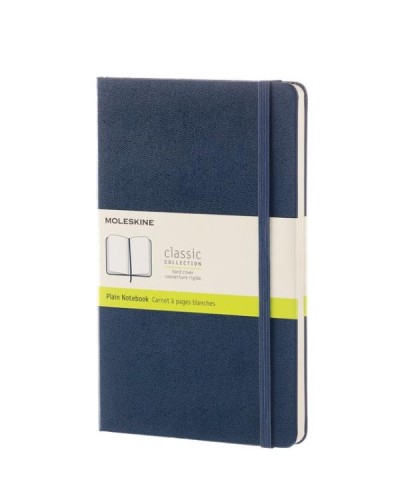 TACCUINO LARGE BLU RIGIDO PPBIANCHE