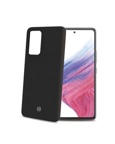 CROMO - Cover in morbido TPU con finitura soft touch colore nero compatibile con Samsung Galaxy A53 5G/ Galaxy A53 5G Enterpris
