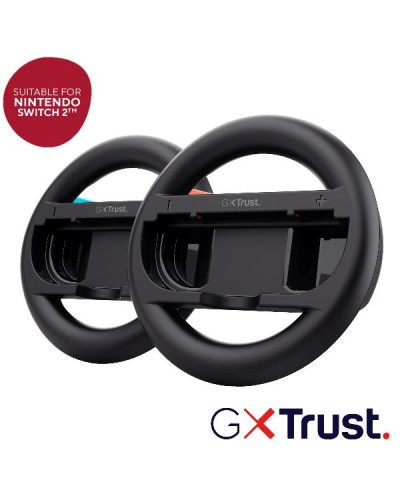 SET 2 VOLANTI PER JOY-CON PER NINTENDO SWITCH 2 - TRUST GXT 1257 - NERO