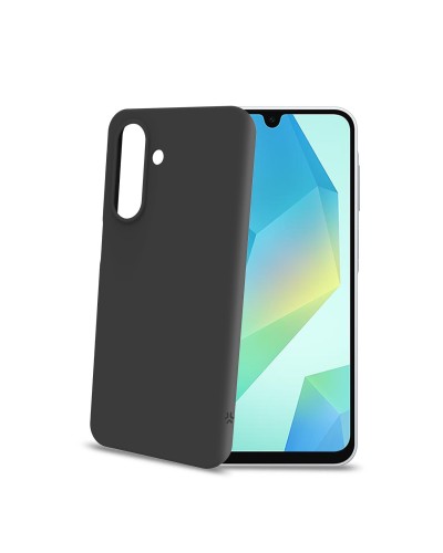 CROMO - Cover in morbido TPU con finitura soft touch colore nero compatibile con Samsung Galaxy A17 5G/ A17 5G Enterprise Editi