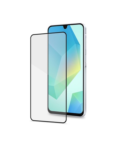 FULLGLASS - Vetro 9H con bordo colorato nero compatibile con Samsung Galaxy A17 5G/ Galaxy A17 4G/ Galaxy A17 5G Enterprise Edi