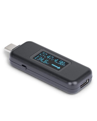 Multimetro Digitale USB-C, Misuratore di Tensione e Corrente