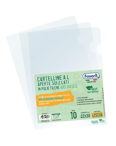 CF10 BUSTA L  BIO 22X30 LISCIA SUPE