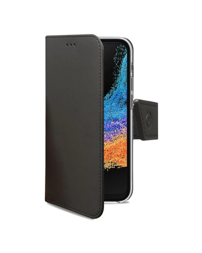 WALLY - Custodia a libro in pelle sintetica con chiusura flap magnetico, slot per carte e funzione stand Samsung Galaxy A23 5G/
