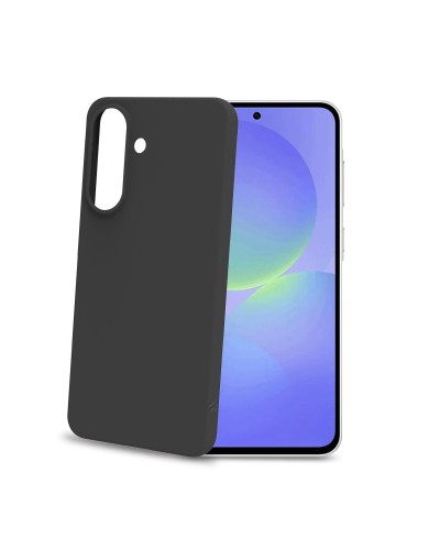 CROMO - Cover in morbido TPU con finitura soft touch colore nero compatibile con Samsung Galaxy A37 5G/ Galaxy A37 5G Enterpris