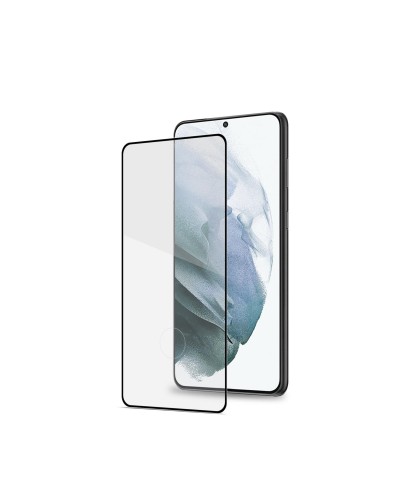 FULLGLASS - Vetro 9H con bordo colorato nero compatibile con Samsung Galaxy S22+ 5G/ Galaxy S23+ 5G