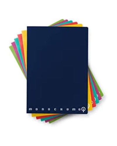Pigna - Quaderno maxi monocromo plus 46 fogli , confezione da 6