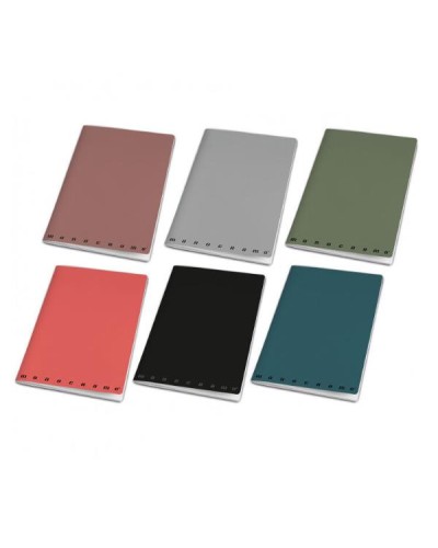 Quaderno Maxi Monocromo Plus - Confezione da 6 Pezzi - 46 Fogli