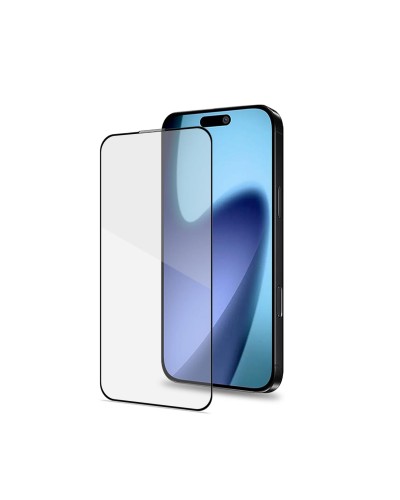 FULLGLASS - Vetro 9H con bordo colorato nero compatibile con Apple iPhone 17 [IPHONE 17 CASES]