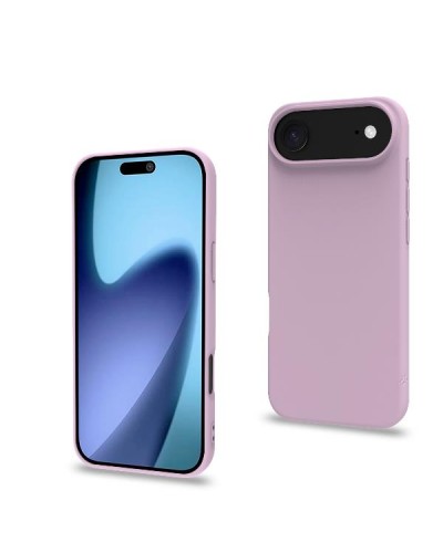 CROMO - Cover in morbido TPU con finitura soft touch colore rosa compatibile con Apple iPhone Air [IPHONE 17 CASES]