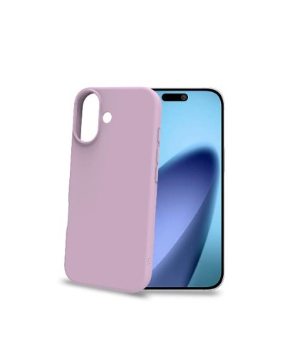 CROMO - Cover in morbido TPU con finitura soft touch colore rosa compatibile con Apple iPhone 17 [IPHONE 17 CASES]