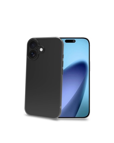 GELSKIN - Cover morbida trasparente nero in TPU compatibile con Apple iPhone 17 [IPHONE 17 CASES]