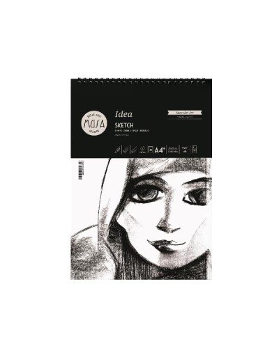 IDEA - SCHIZZO BLOCCO 100 FG. 90 GR. MEDIA - CM.21X29,7 (A4)