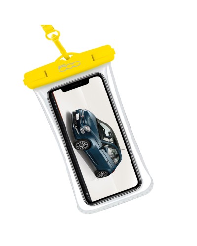 SPROOFBAG500 - Custodia impermeabile compatibile con smartphone fino a 7" dimensione display, certificato IPX8. TPU trasparente