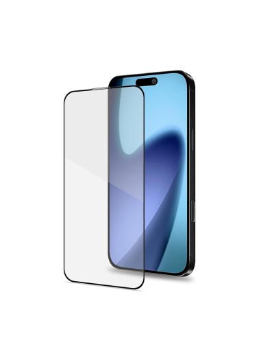FULLGLASS - Vetro 9H con bordo colorato nero compatibile con Apple iPhone Air [IPHONE 17 CASES]