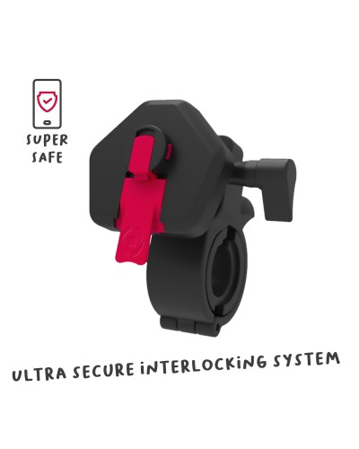 SNAPFLEX – Supporto universale per bici e ebike, sistema modulare ad incastro, utilizzo manubrio, compatibile con smartphone 