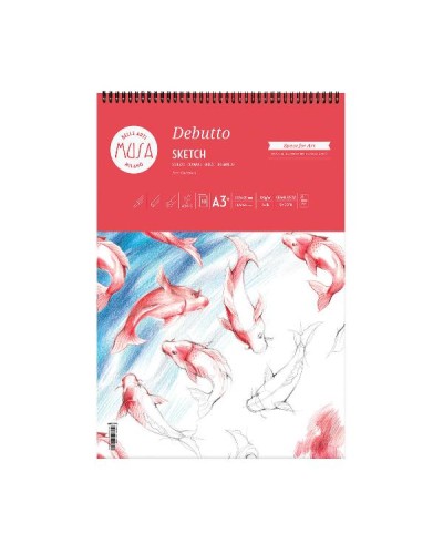 DEBUTTO - SCHIZZO SPIRALE 70 FG. 120 GR. - CM.21X29,7 (A4+)