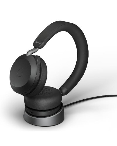 27599-999-989 - Jabra Evolve2 75 - USB-A MS Teams with Charging Stand - Black