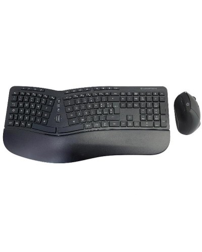 KIT TASTIERA E MOUSE ERGONOMICI WIRELESS