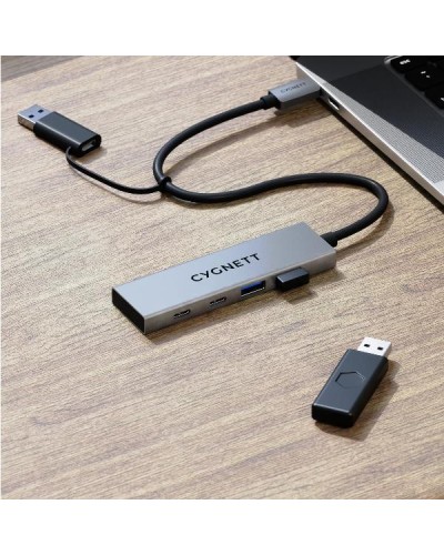 4IN1 USB-C TO USB-C & USB-A HUB