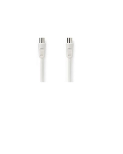 NILOX TECH - Cavo antenna coassiale con connettore RCA a connettore RCA, maschio a femmina W, lunghezza cavo 10 mt