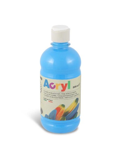 BOTT 500ML TEMP ACRILICA CYAN