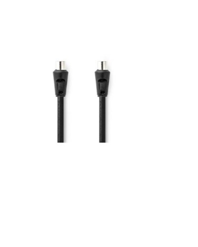NILOX TECH - Cavo antenna coassiale con connettore RCA a connettore RCA, maschio a femmina B, lunghezza cavo 3 mt