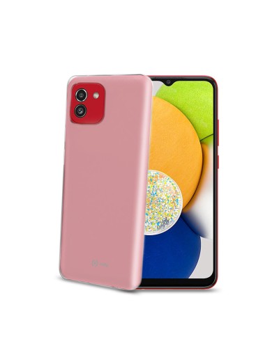 GELSKIN - Cover morbida trasparente in TPU compatibile con Samsung Galaxy A03