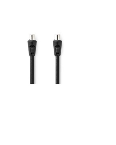 NILOX TECH - Cavo antenna coassiale con connettore RCA a connettore RCA, maschio a femmina B, lunghezza cavo 5 mt