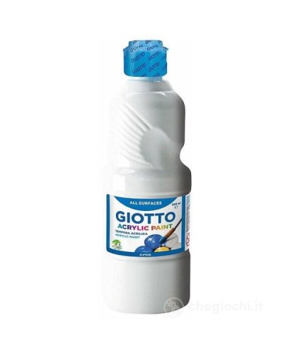 FLACONE 500ML TEMPERA ACRILICA BIANCO
