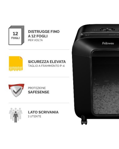 Distruggi documenti a frammento LX85 da scrivania
