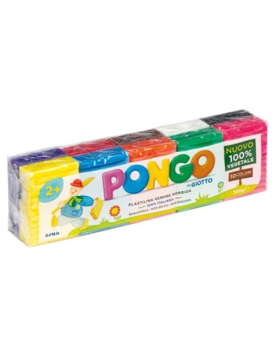 Pongo Plastilina 500g Assortita