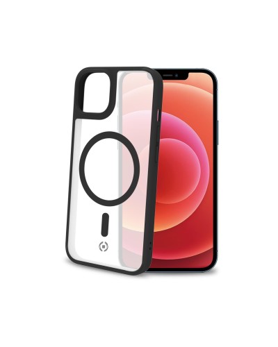 MAGMATT - Cover morbida trasparente con bordi effetto opaco compatibile con la tecnologia Magsafe per Apple iPhone 14