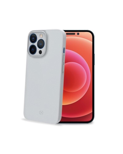 SPACE - Cover morbida super sottile in TPU colore bianco compatibile con Apple iPhone 14 Pro Max
