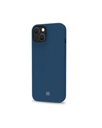 CROMO - Cover in morbido TPU con finitura soft touch colore blu compatibile con Apple iPhone 14 Plus