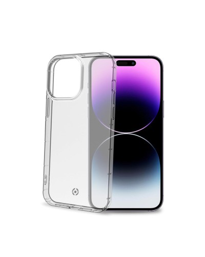 HEXAGEL - Cover trasparente semi rigida, ultra resistente in Poliuretano + Policarbonato compatibile con Apple iPhone 14 Pro Ma