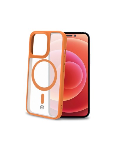 MAGMATT - Cover morbida trasparente con bordi effetto opaco compatibile con la tecnologia Magsafe per Apple iPhone 14 Pro