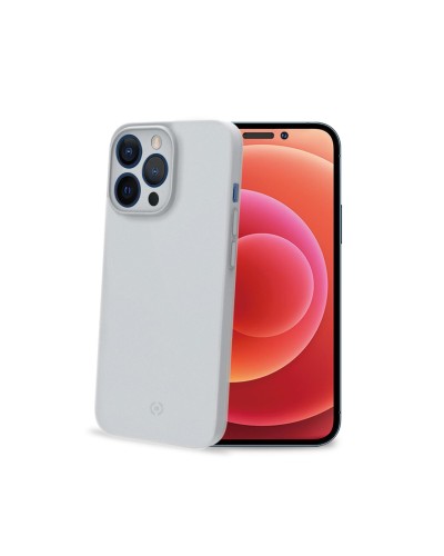 SPACE - Cover morbida super sottile in TPU colore bianco compatibile con Apple iPhone 14 Pro