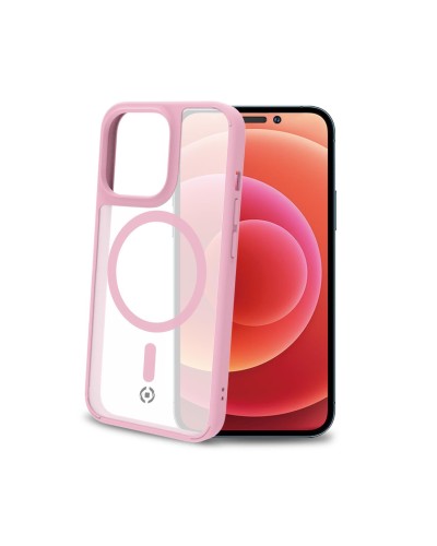MAGMATT - Cover morbida trasparente con bordi effetto opaco compatibile con la tecnologia Magsafe per Apple iPhone 14 Pro Max