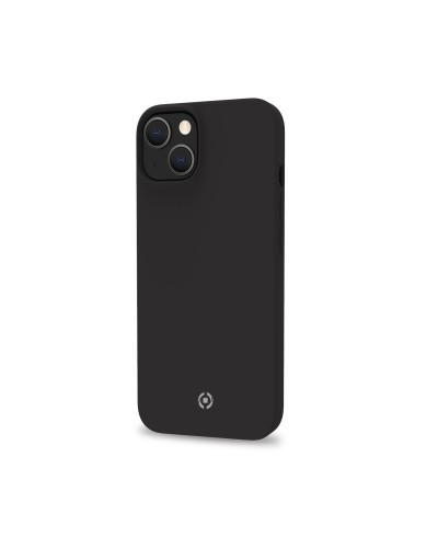 CROMO - Cover in morbido TPU con finitura soft touch colore nero compatibile con Apple iPhone 14 Plus