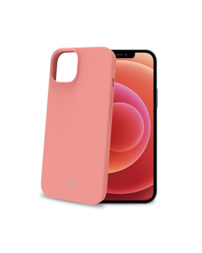 CROMO - Cover in morbido TPU con finitura soft touch colore rosa cipria compatibile con Apple iPhone 14 Plus